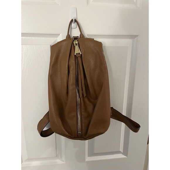 Aimee Kestenberg Tamitha Backpack Butterscotch Brown Leather Purse Bag MSRP $228 - Picture 2 of 7
